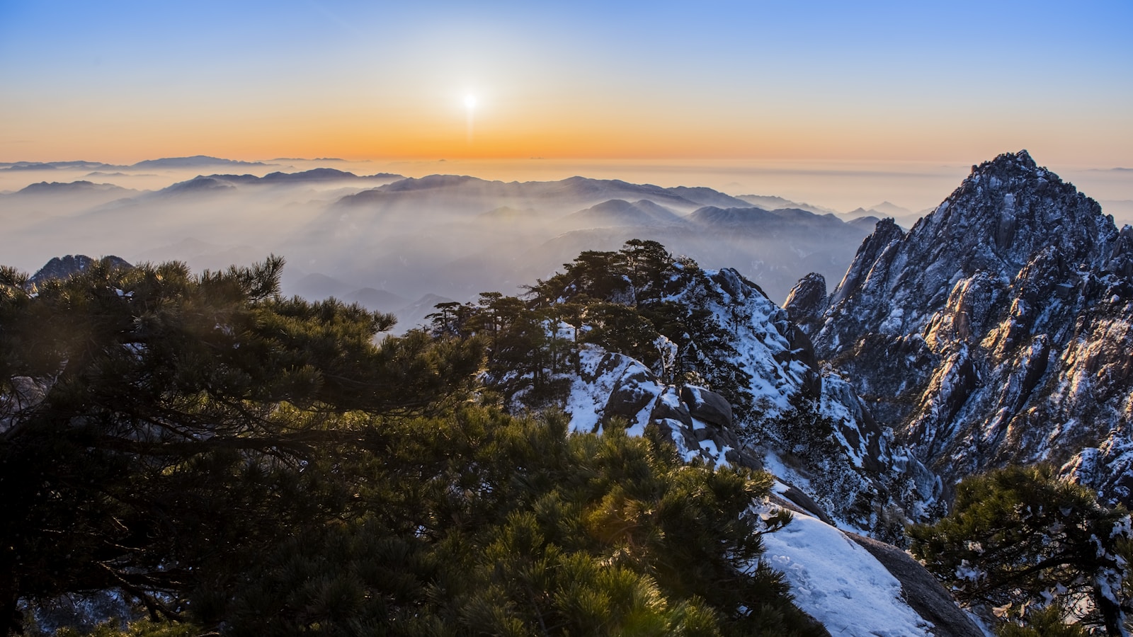 Mountain landscape in China